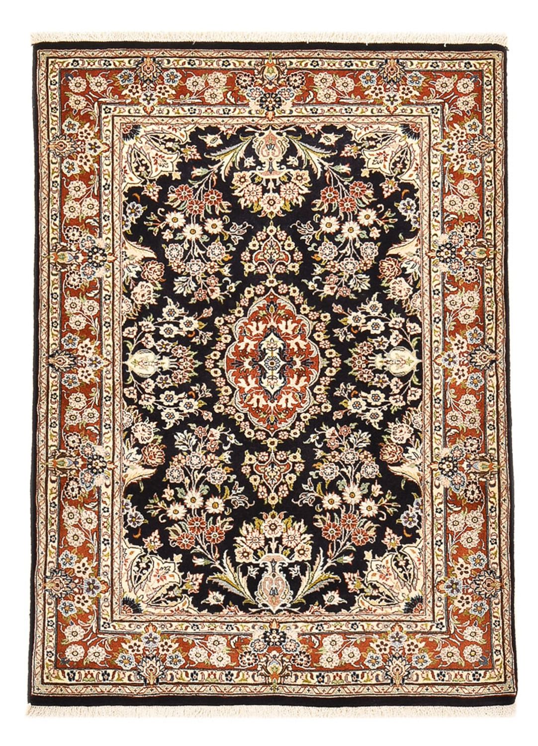 Tappeto Persero - Nain - 135 x 90 cm - blu scuro