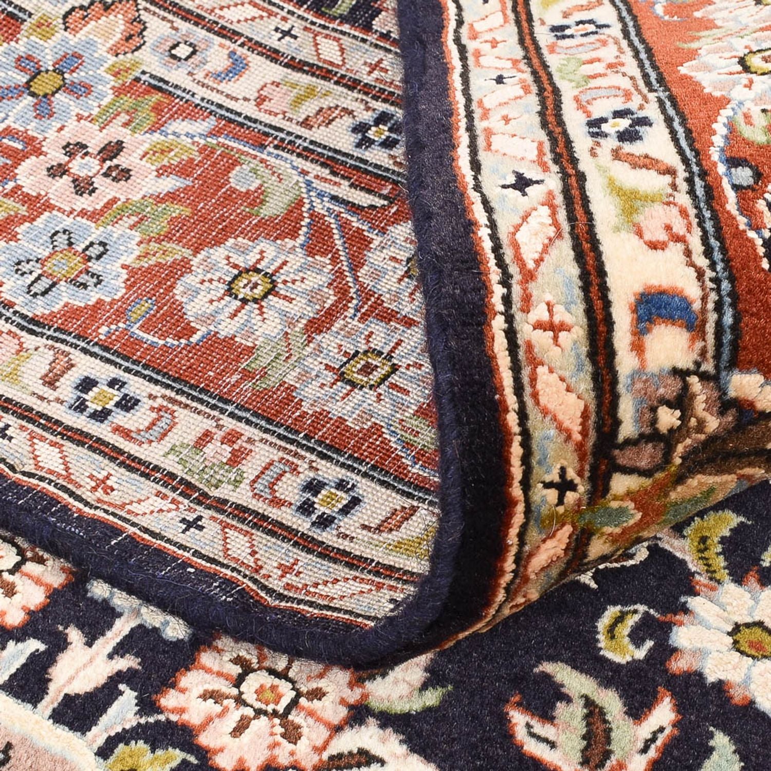Tappeto Persero - Nain - 135 x 90 cm - blu scuro