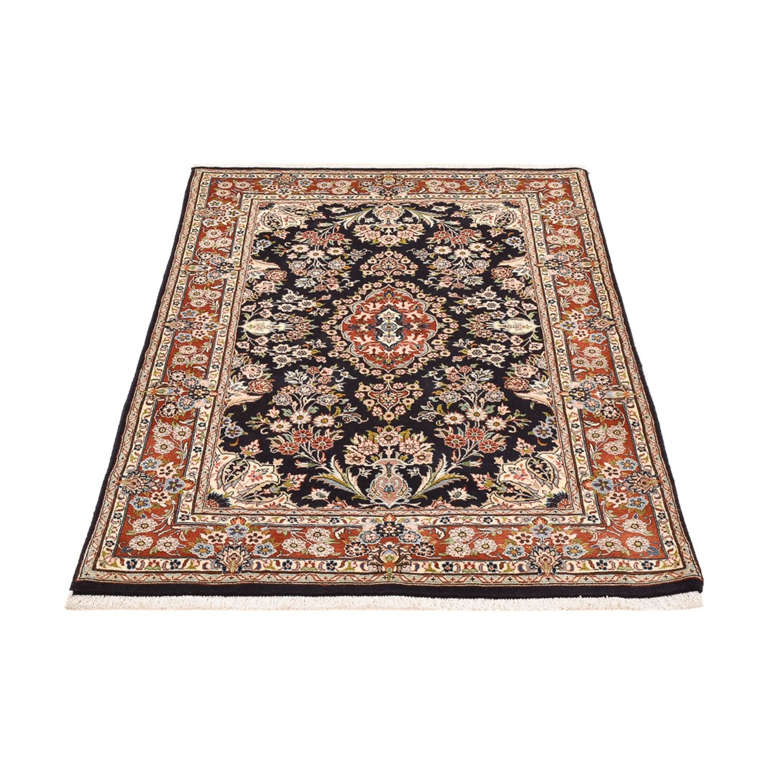 Tappeto Persero - Nain - 135 x 90 cm - blu scuro