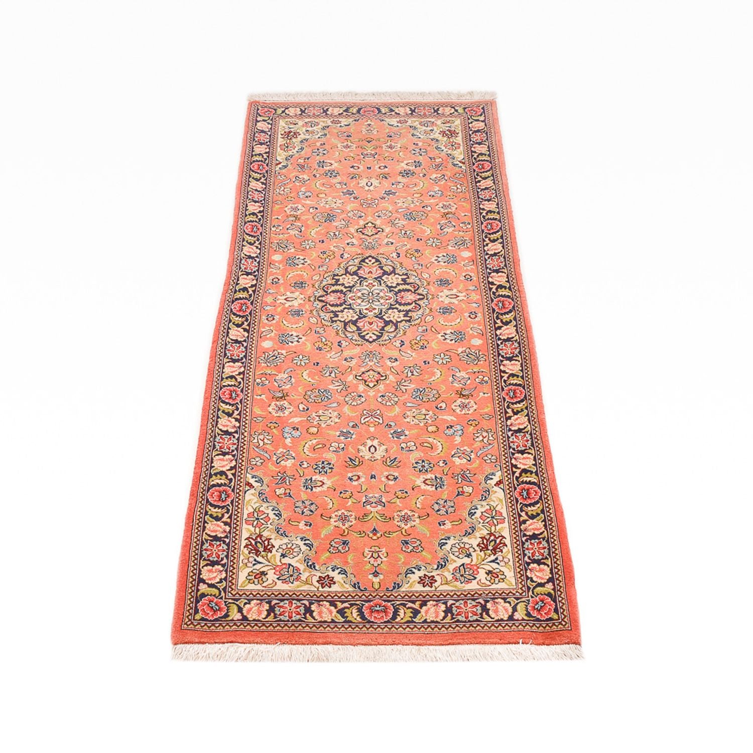 Tappeto corsia Tappeto Persero - Ghom - 195 x 71 cm - arancione