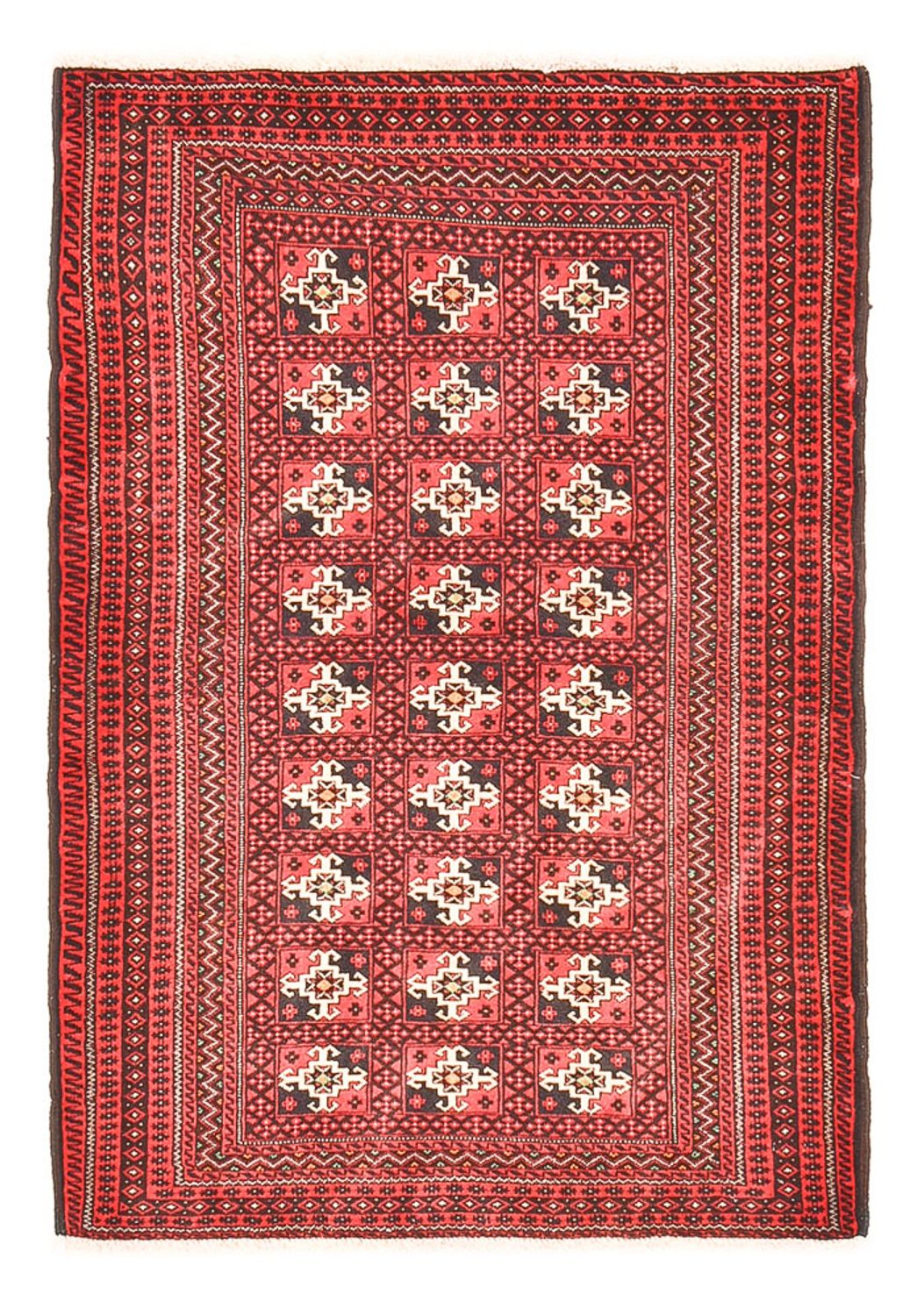 Tappeto Belutsch - 140 x 100 cm - rosso
