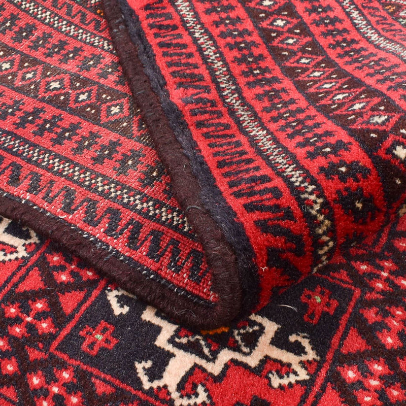 Tappeto Belutsch - 140 x 100 cm - rosso