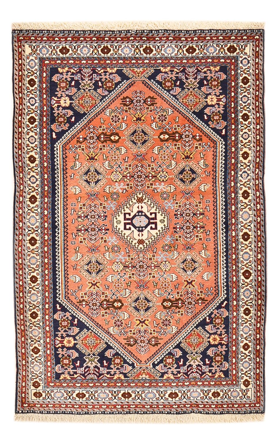 Tappeto Gabbeh - Kashkuli Persero - 152 x 100 cm - rosso chiaro