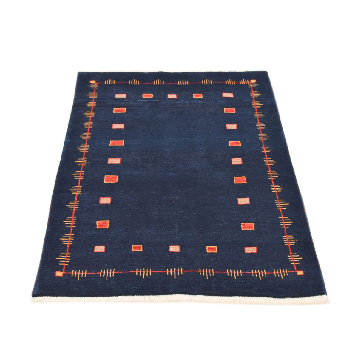 Tappeto Gabbeh - Loribaft Persero - 143 x 110 cm - blu scuro