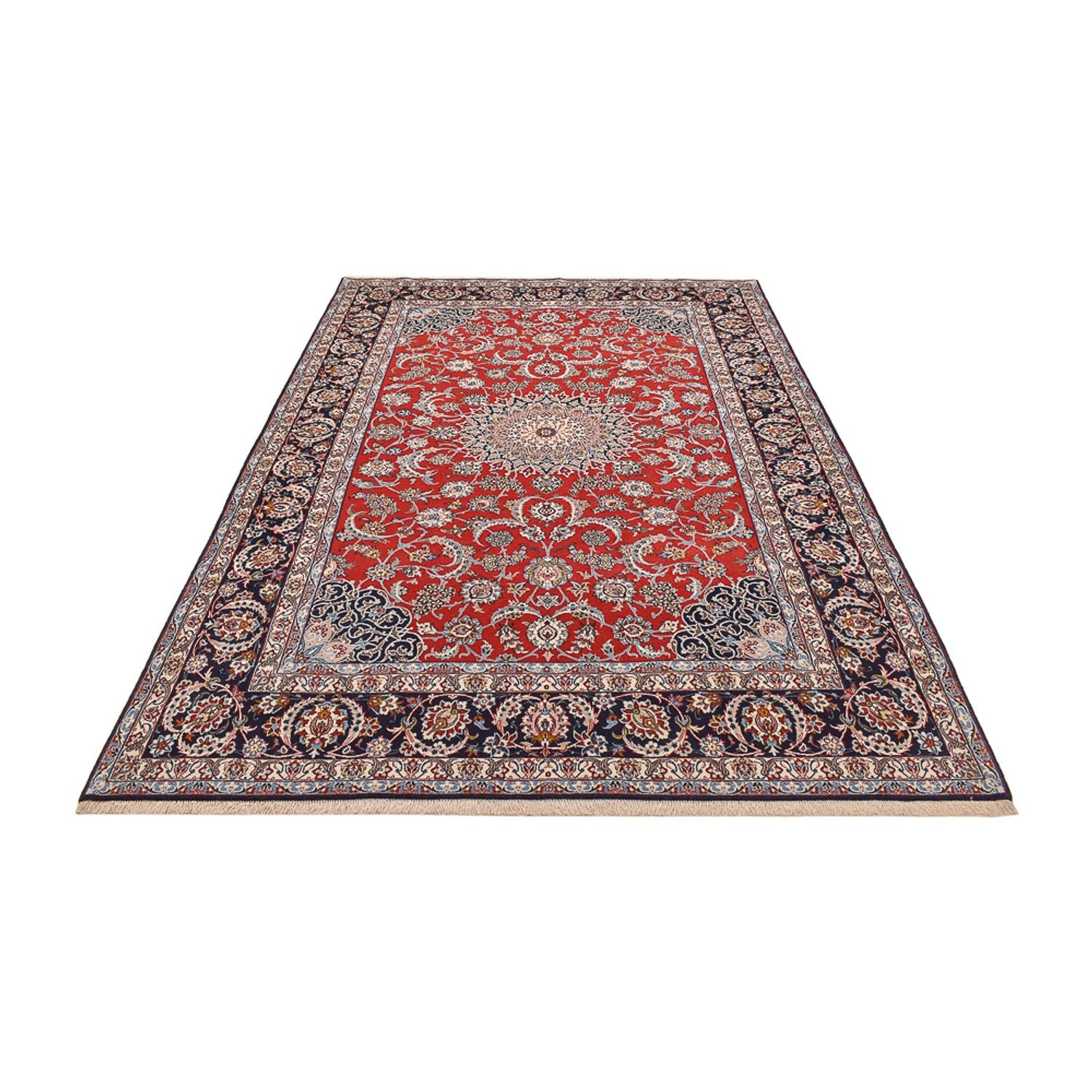 Tappeto Persero - Isfahan - Premio - 300 x 200 cm - rosso