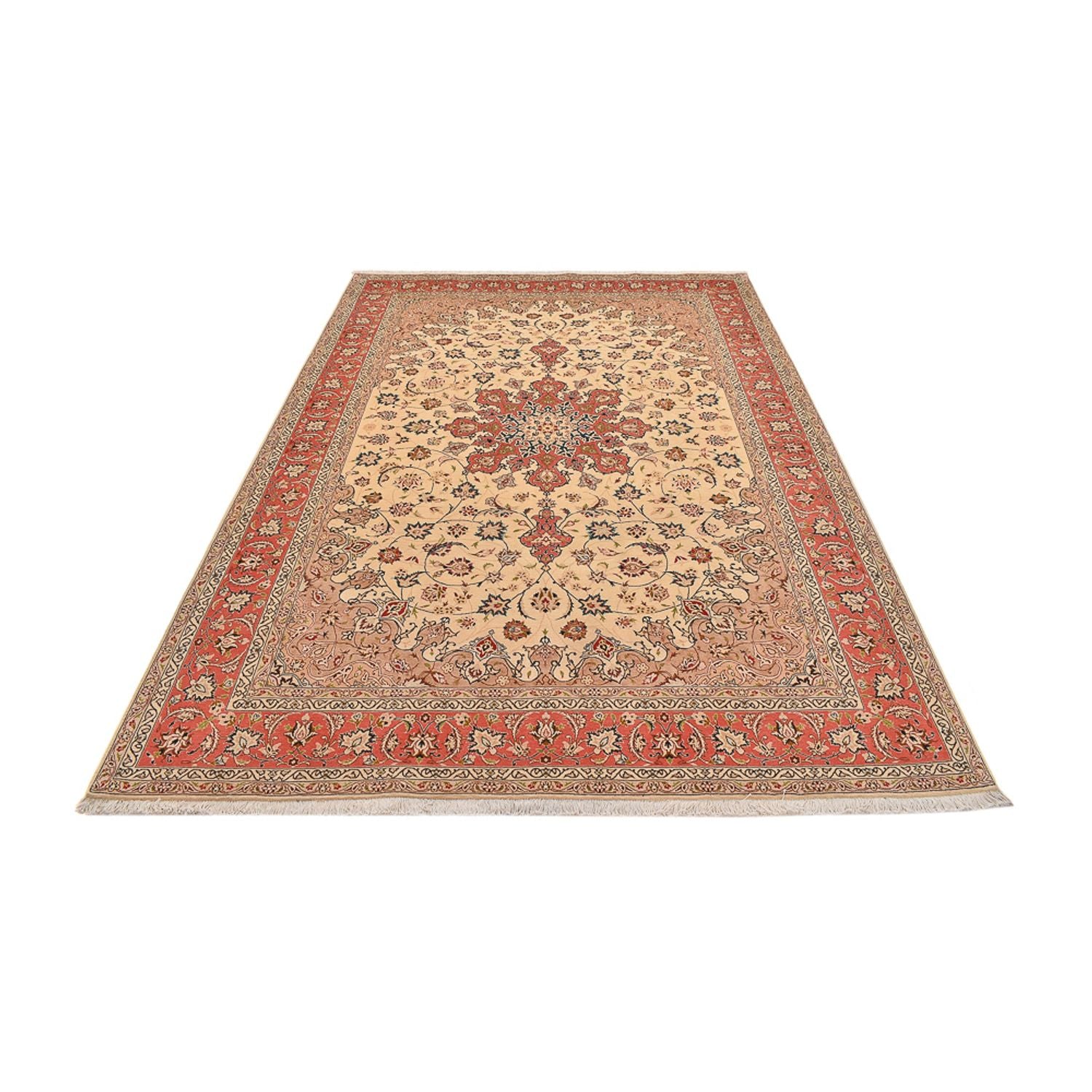 Tappeto Persero - Tabriz - Reale - 296 x 203 cm - beige
