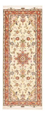 Tappeto corsia Tappeto Persero - Tabriz - Reale - 195 x 80 cm - beige