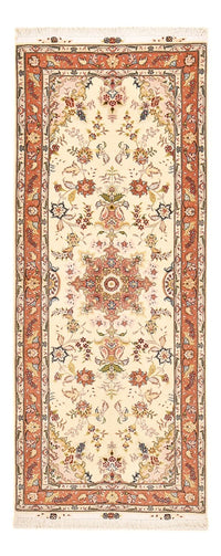 Tappeto corsia Tappeto Persero - Tabriz - Reale - 195 x 80 cm - beige