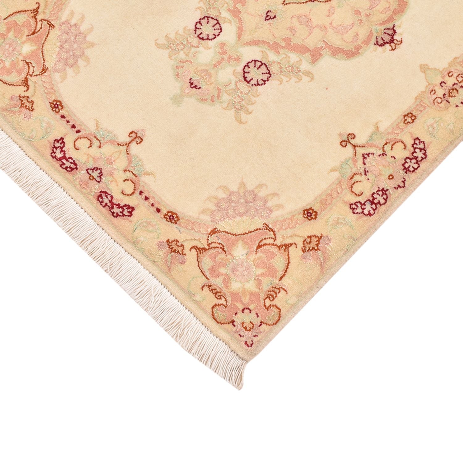 Tappeto Persero - Tabriz - Reale - 89 x 58 cm - beige chiaro