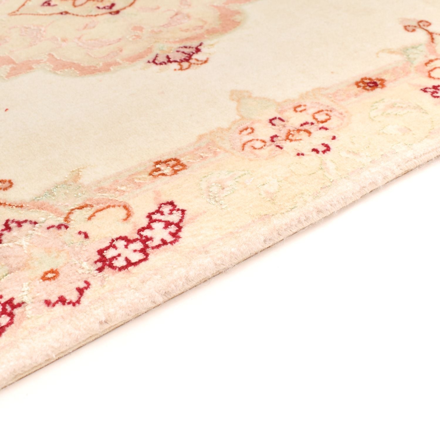Tappeto Persero - Tabriz - Reale - 89 x 58 cm - beige chiaro