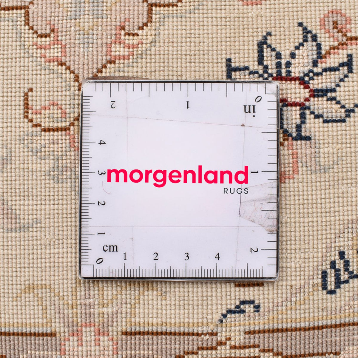 Tappeto Persero - Tabriz - Reale - 90 x 60 cm - beige chiaro