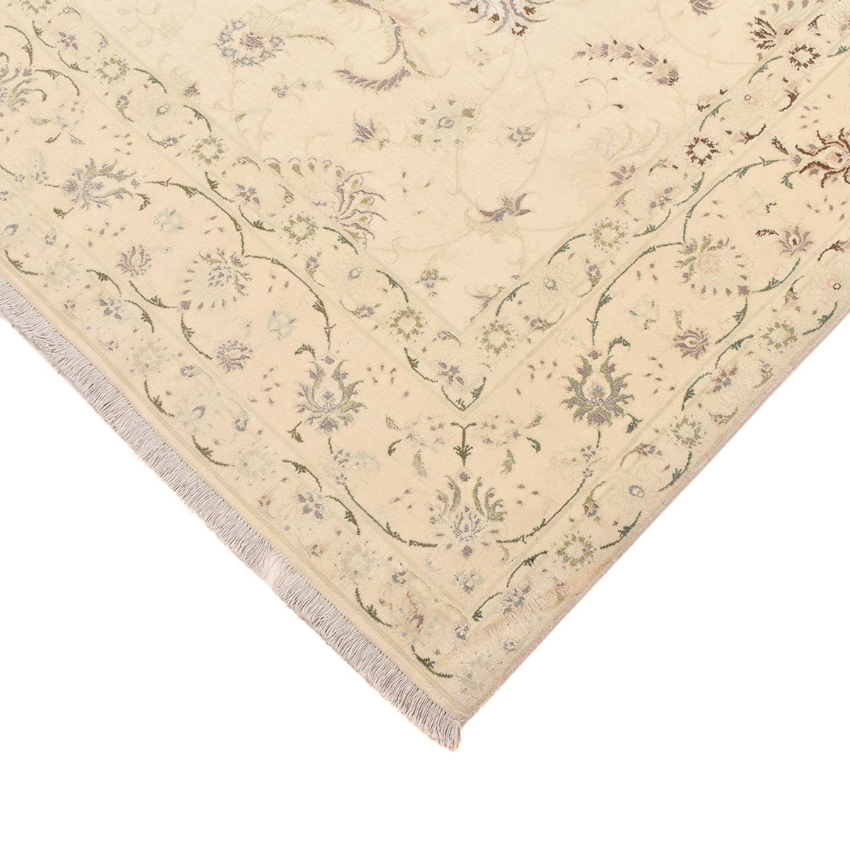 Tappeto Persero - Tabriz - Reale - 240 x 200 cm - verde chiaro