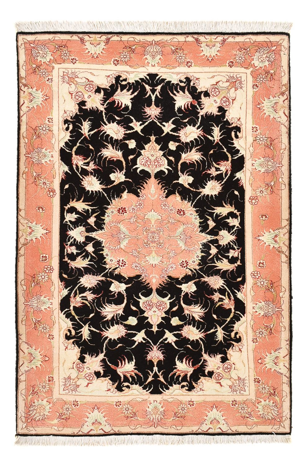 Tappeto Persero - Tabriz - Reale - 116 x 75 cm - blu scuro
