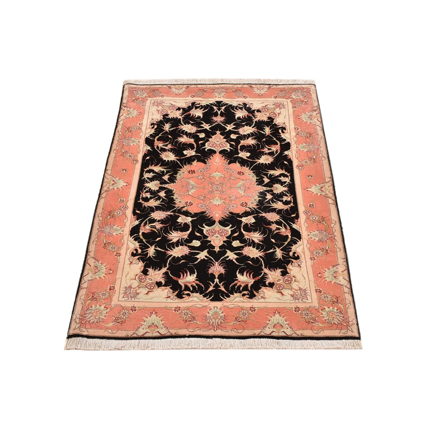 Tappeto Persero - Tabriz - Reale - 116 x 75 cm - blu scuro