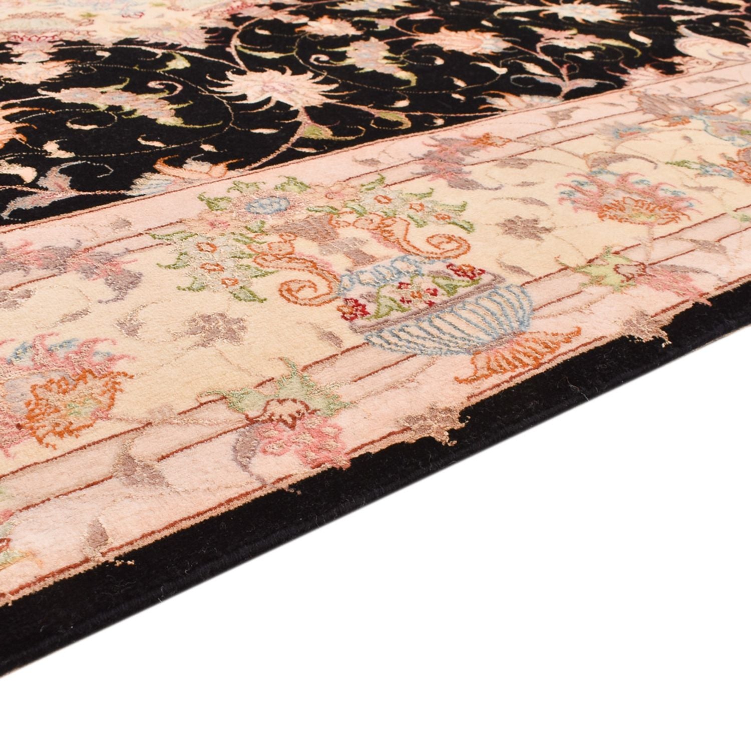 Tappeto Persero - Tabriz - Reale - 251 x 165 cm - blu scuro