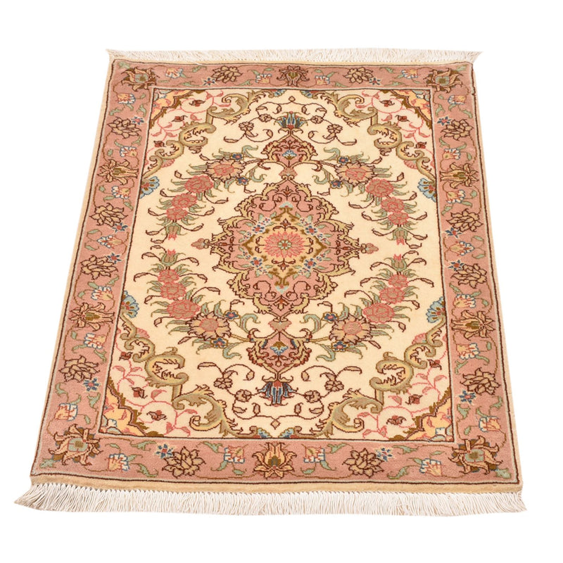 Tappeto Persero - Tabriz - Reale - 82 x 62 cm - beige scuro