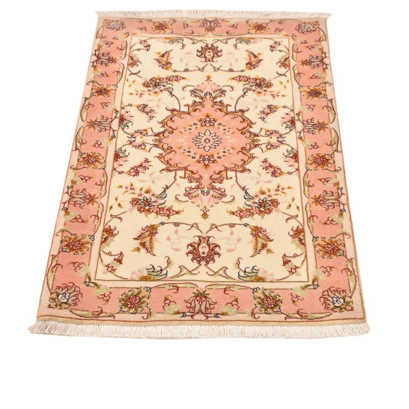 Tappeto Persero - Tabriz - Reale - 101 x 66 cm - beige chiaro