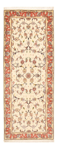 Tappeto corsia Tappeto Persero - Tabriz - Reale - 204 x 80 cm - beige