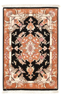 Tappeto Persero - Tabriz - Reale - 88 x 59 cm - blu scuro