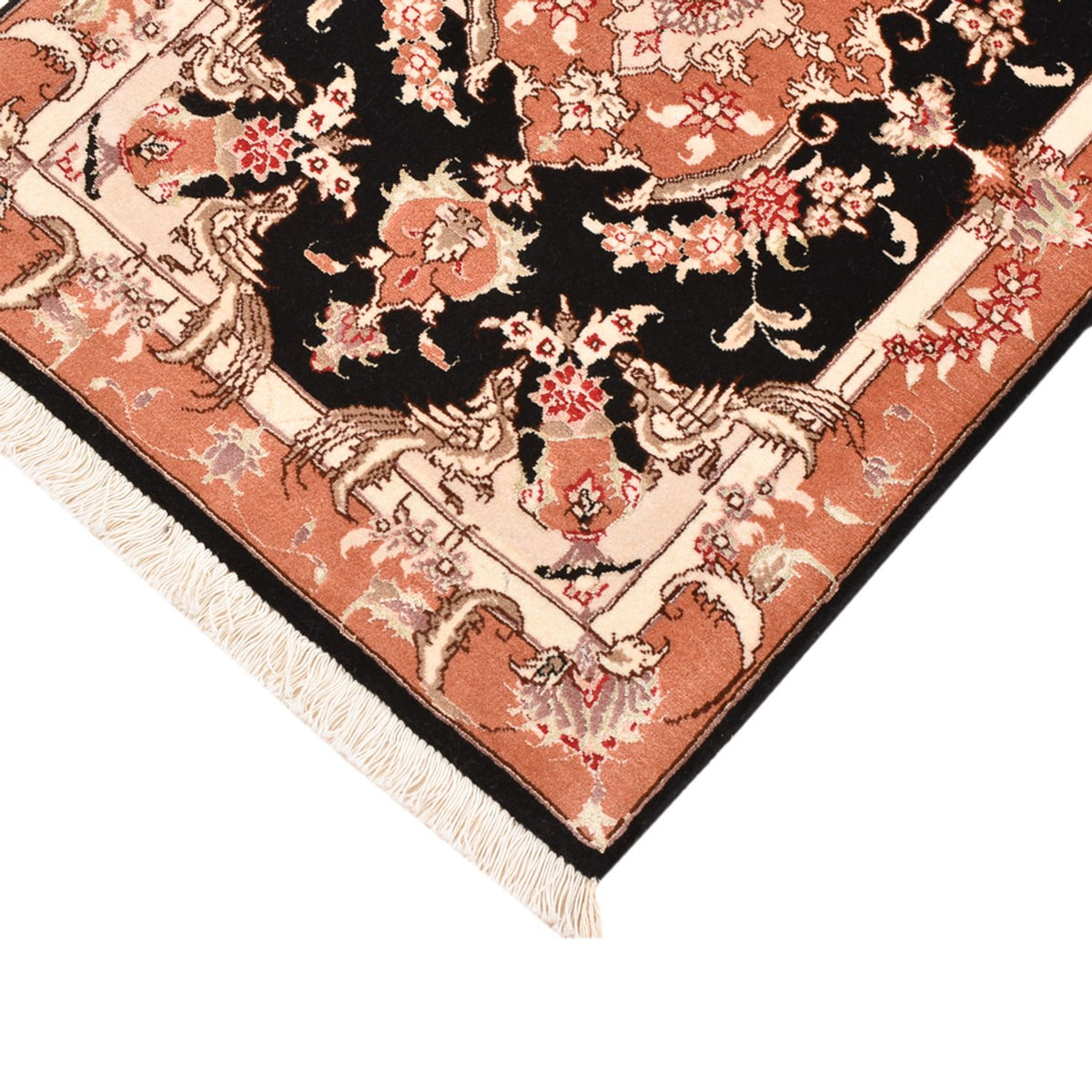 Tappeto Persero - Tabriz - Reale - 88 x 59 cm - blu scuro