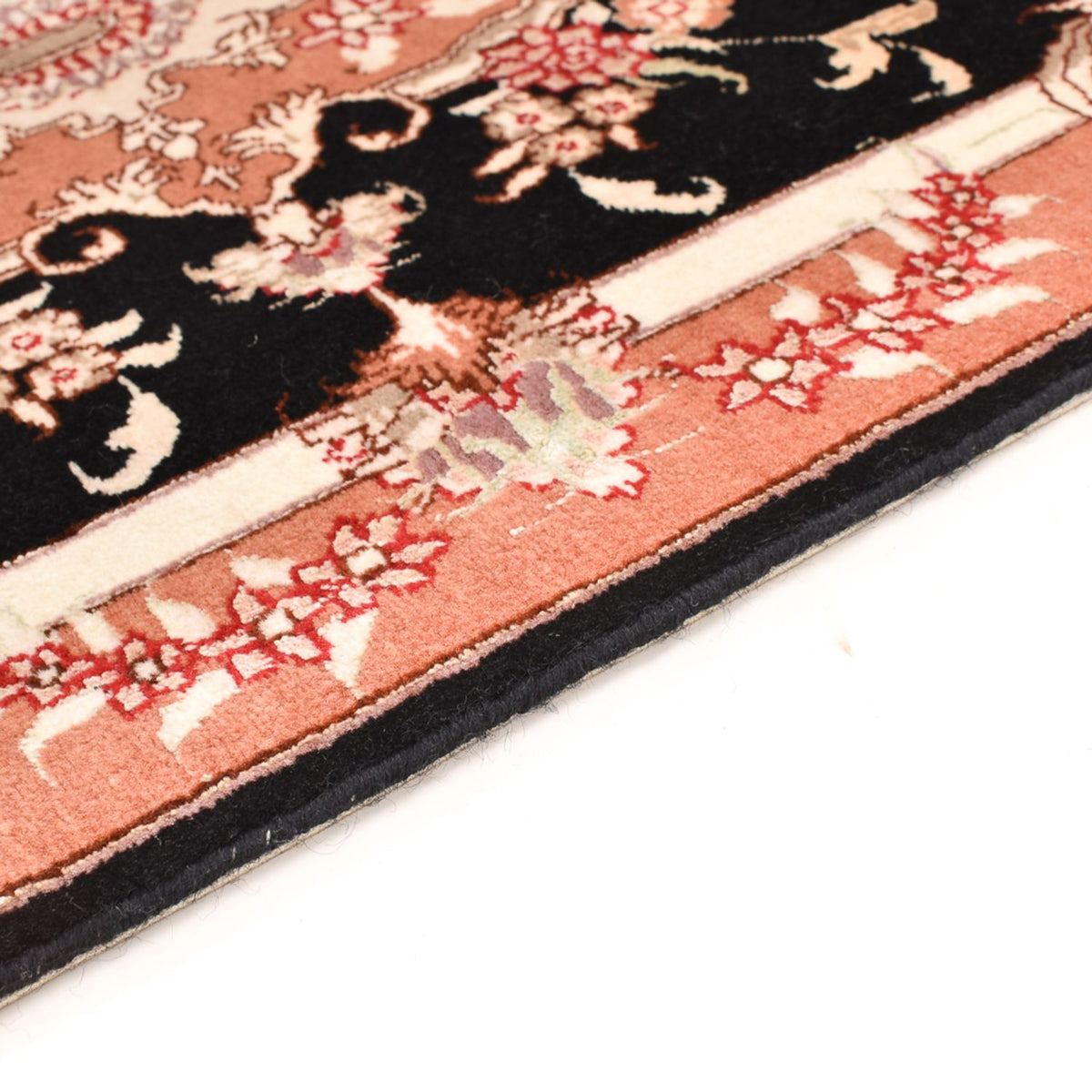 Tappeto Persero - Tabriz - Reale - 88 x 59 cm - blu scuro