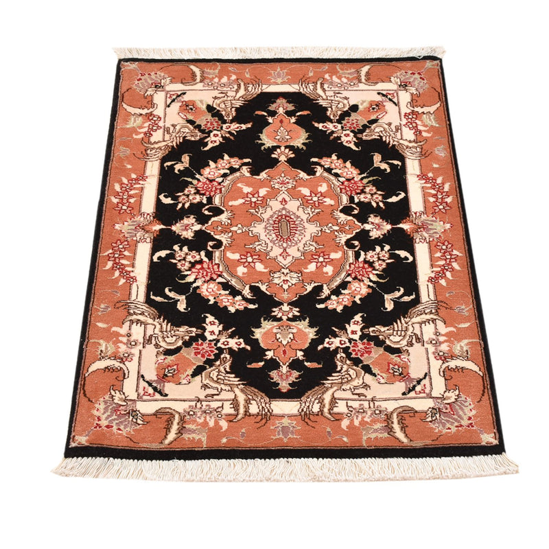 Tappeto Persero - Tabriz - Reale - 88 x 59 cm - blu scuro