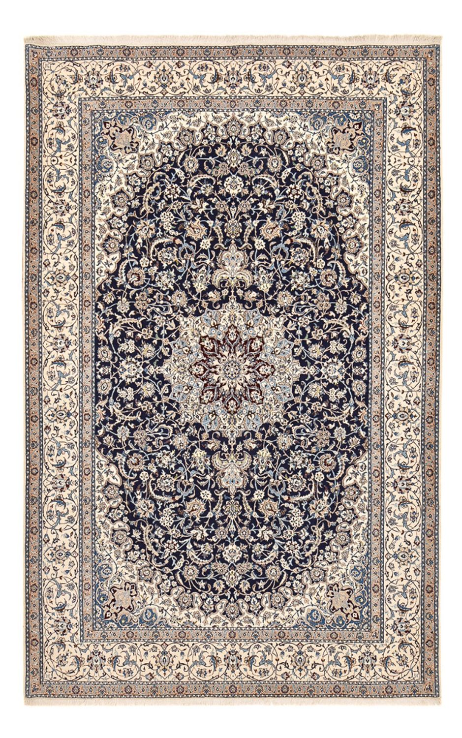 Tappeto Persero - Nain - Premio - 308 x 211 cm - blu scuro
