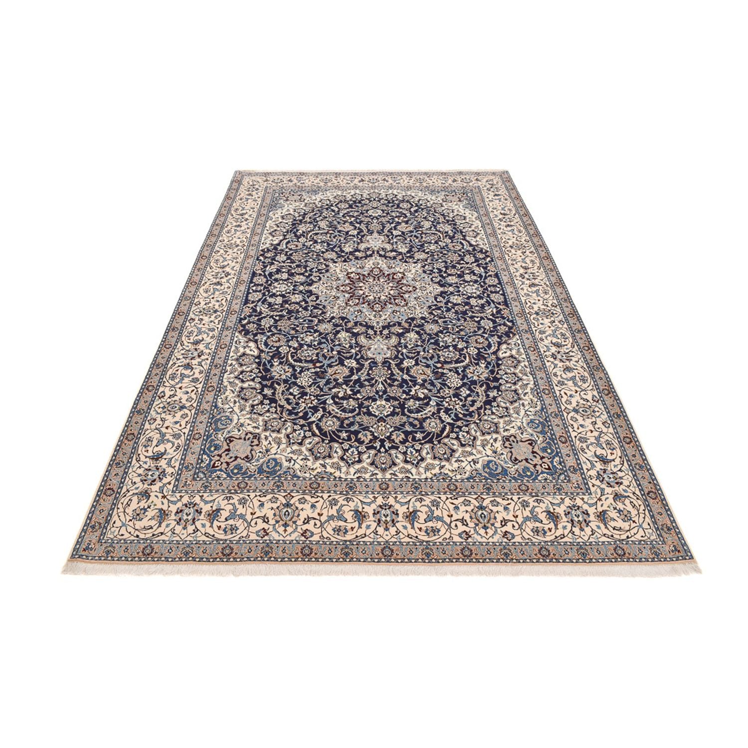 Tappeto Persero - Nain - Premio - 308 x 211 cm - blu scuro