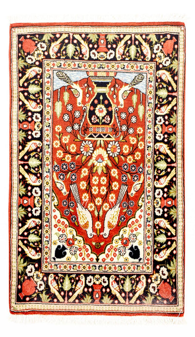 Qom Tappeto 60x105cm - Tappeto persiano - multicolore