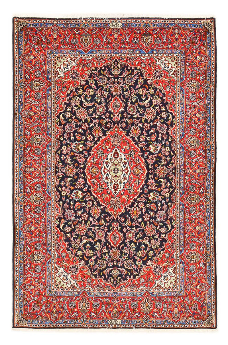 Tappeto Persero - Keshan - 217 x 143 cm - blu scuro