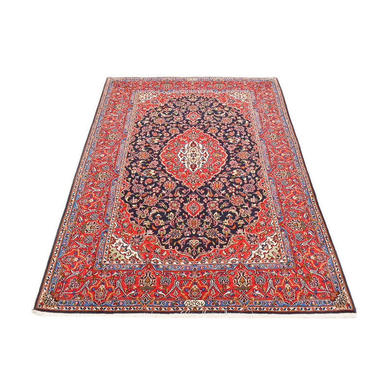 Tappeto Persero - Keshan - 217 x 143 cm - blu scuro