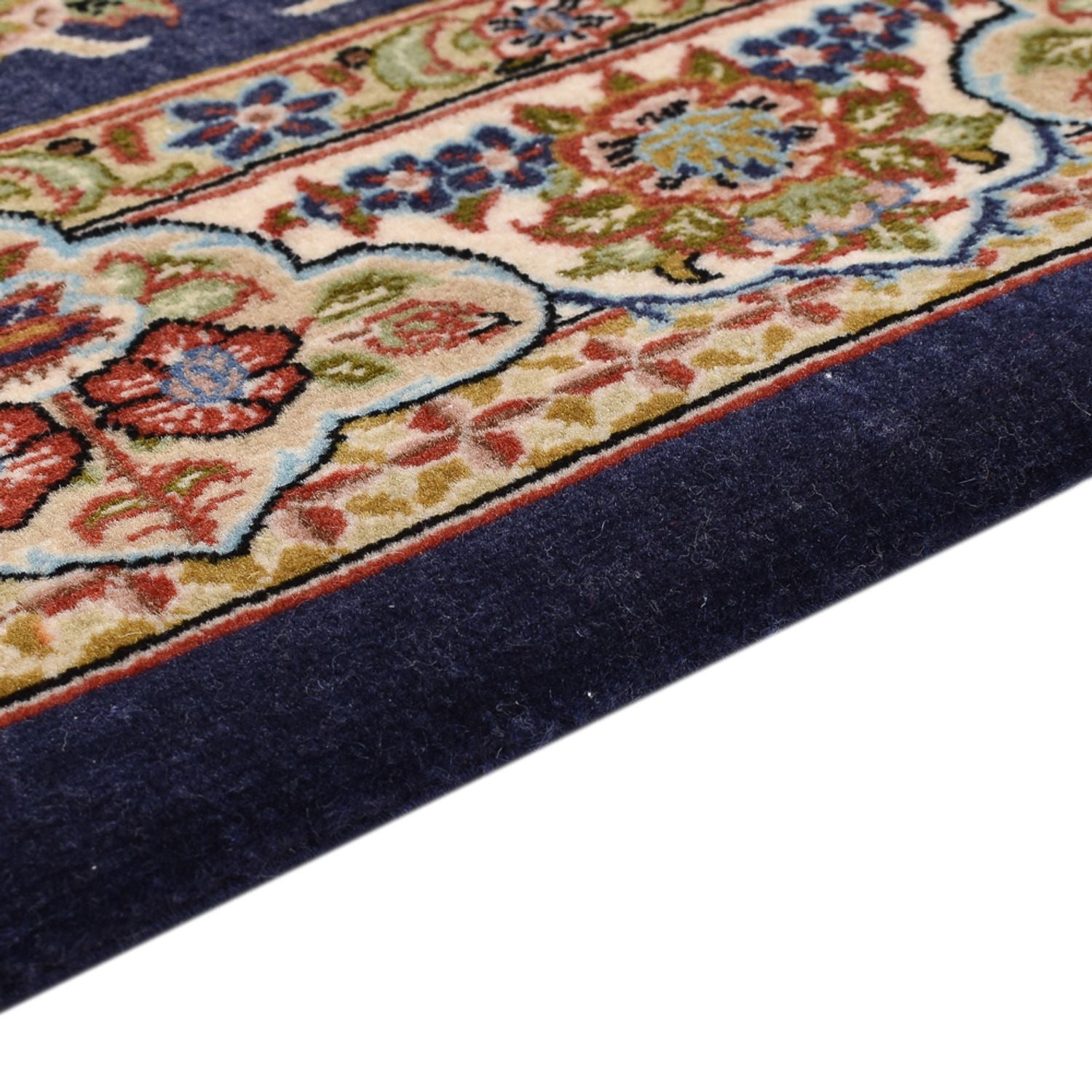 Tappeto Persero - Ghom - Reale - 154 x 102 cm - blu scuro