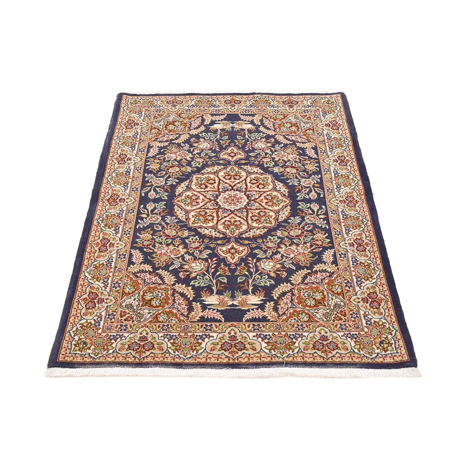 Tappeto Persero - Ghom - Reale - 154 x 102 cm - blu scuro