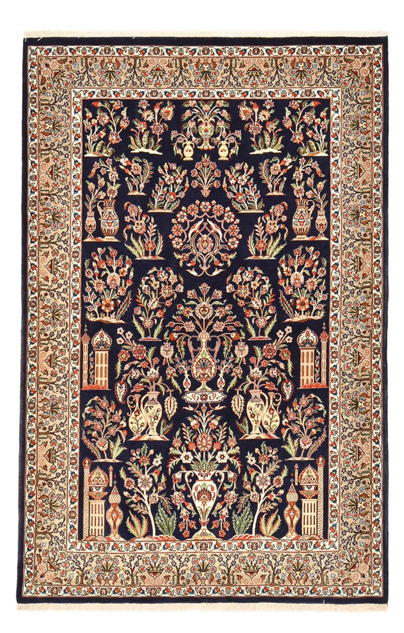 Tappeto Persero - Ghom - Reale - 200 x 130 cm - blu scuro