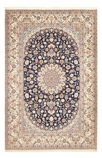Tappeto Persero - Isfahan - Premio - 306 x 202 cm - blu scuro
