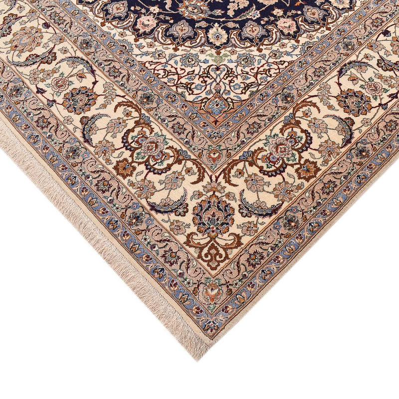 Tappeto Persero - Isfahan - Premio - 306 x 202 cm - blu scuro