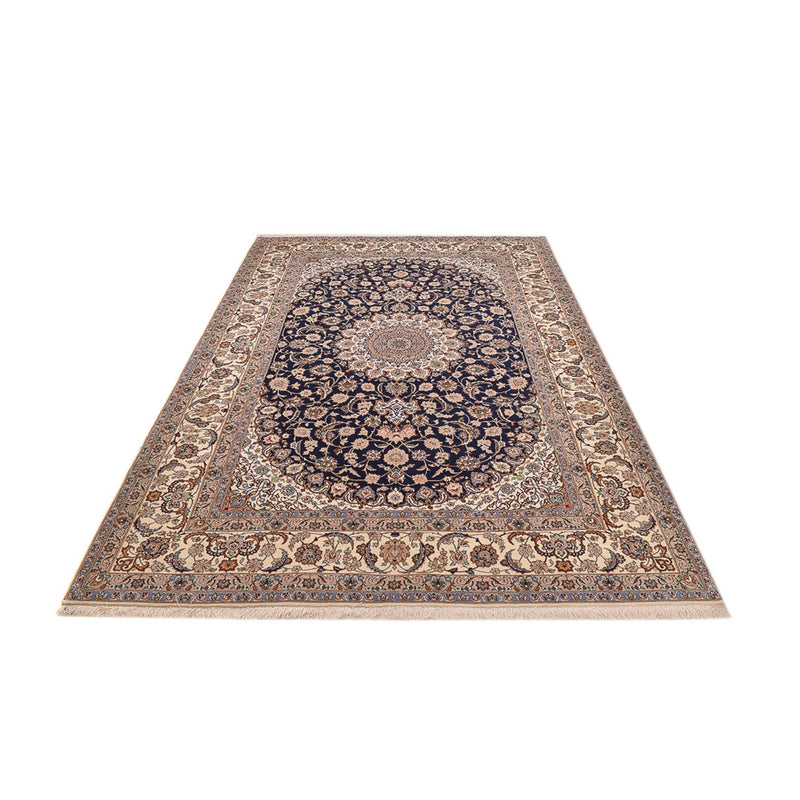 Tappeto Persero - Isfahan - Premio - 306 x 202 cm - blu scuro