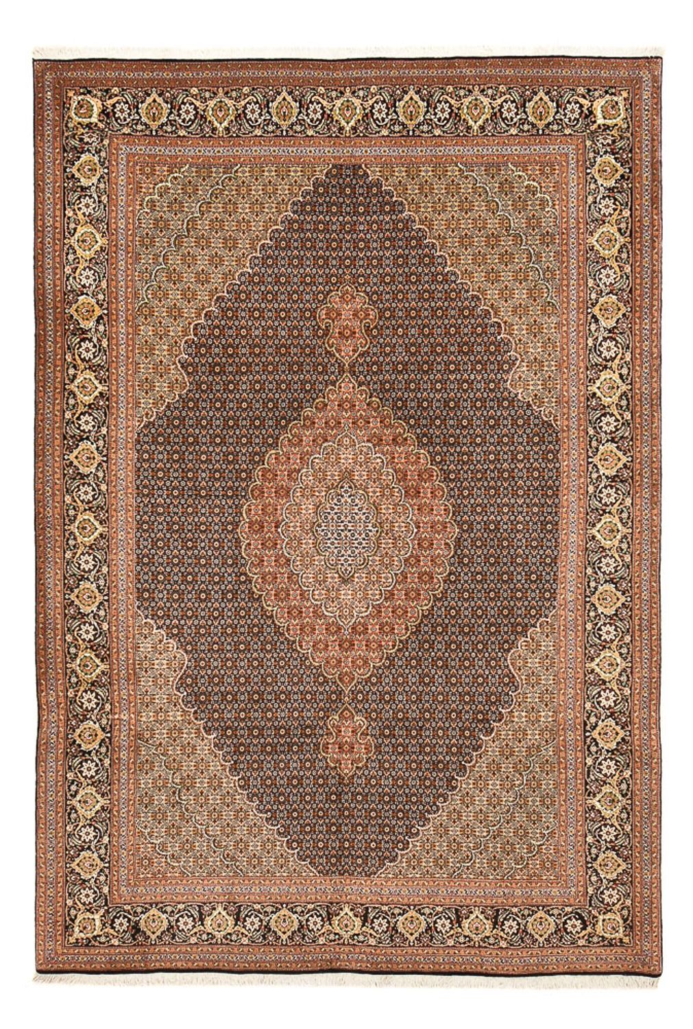 Tappeto Persero - Tabriz - Reale - 303 x 203 cm - beige scuro