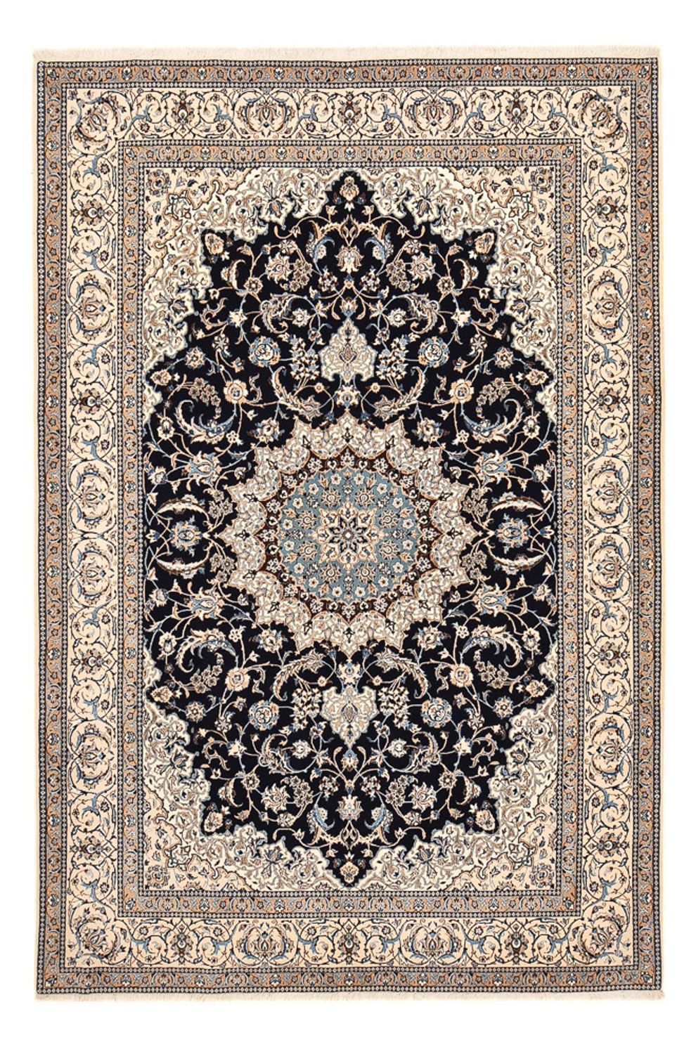 Tappeto Persero - Nain - Premio - 302 x 197 cm - blu scuro