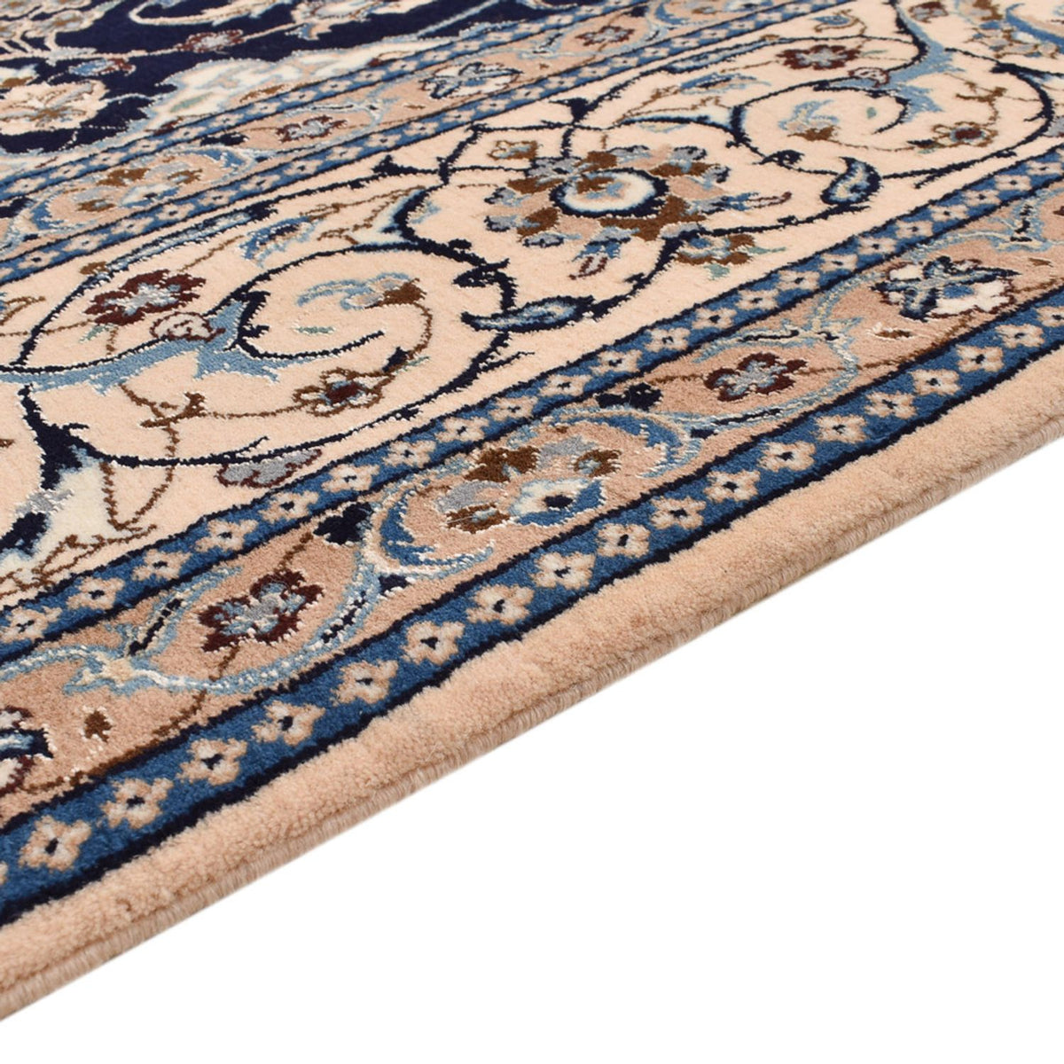 Tappeto Persero - Nain - Premio - 302 x 197 cm - blu scuro