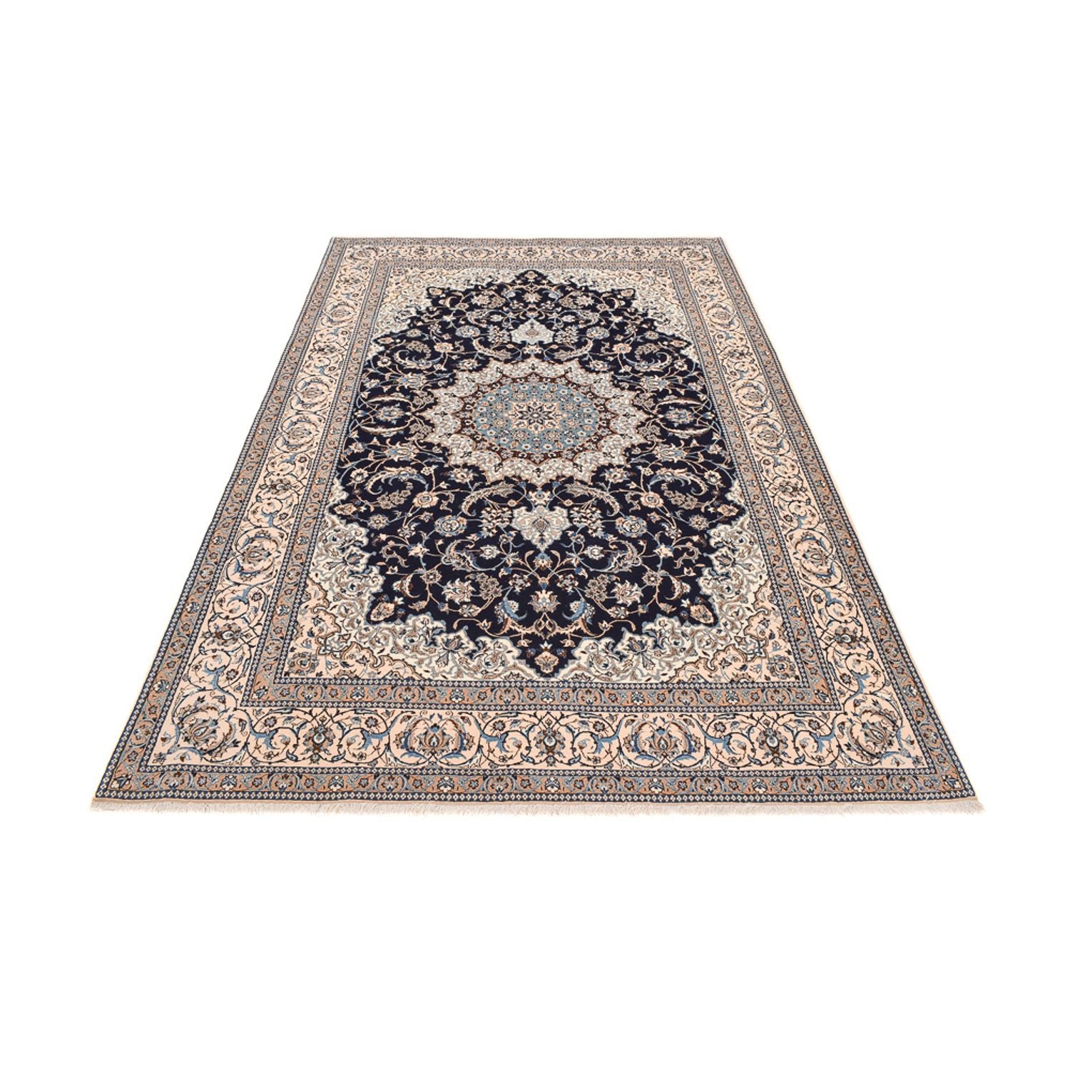 Tappeto Persero - Nain - Premio - 302 x 197 cm - blu scuro