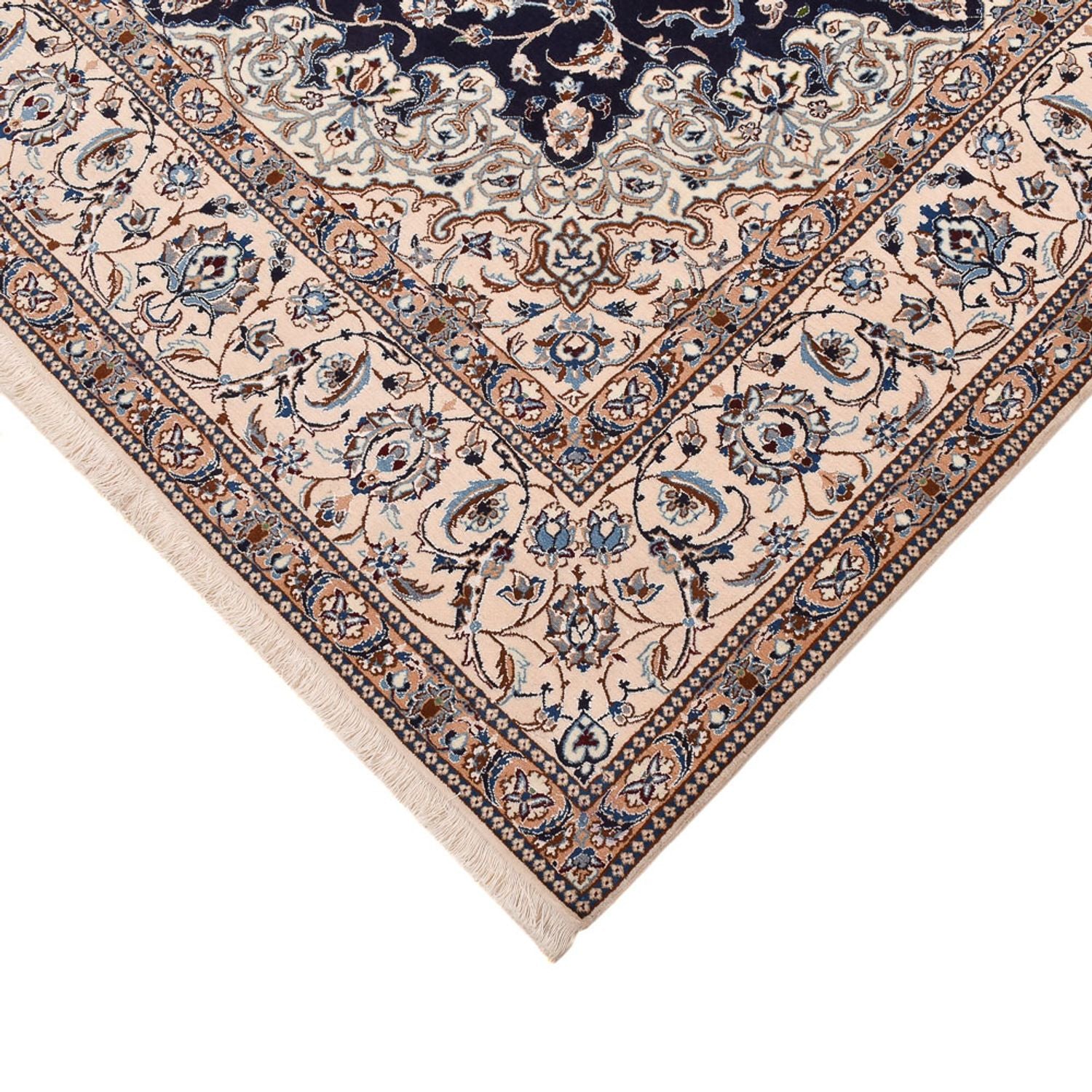 Tappeto Persero - Nain - Premio - 294 x 202 cm - blu scuro