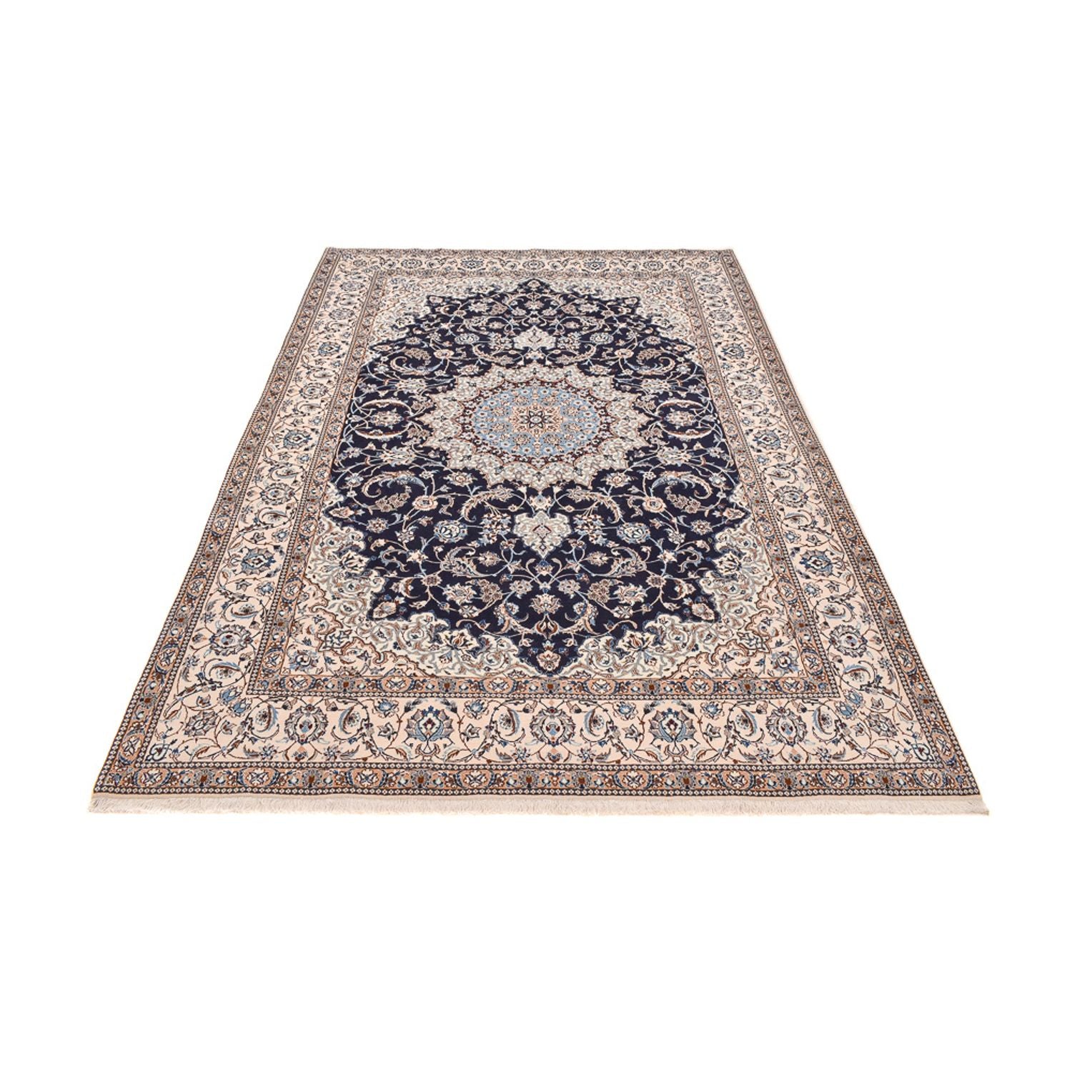 Tappeto Persero - Nain - Premio - 294 x 202 cm - blu scuro