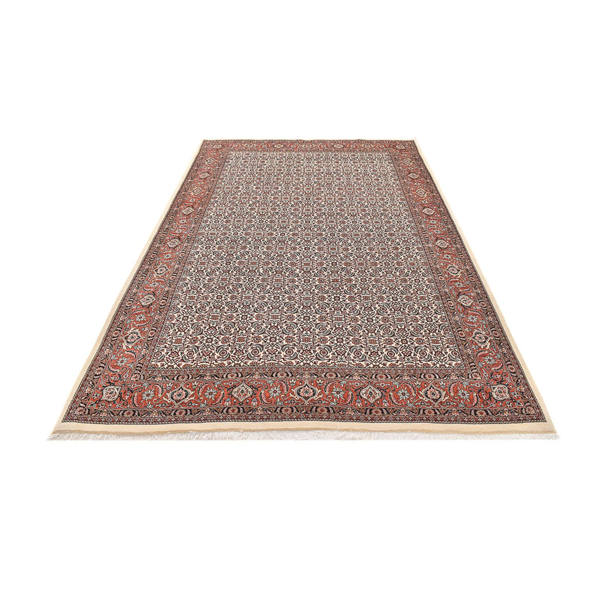 Tappeto Persero - Bidjar - 305 x 202 cm - rosso scuro