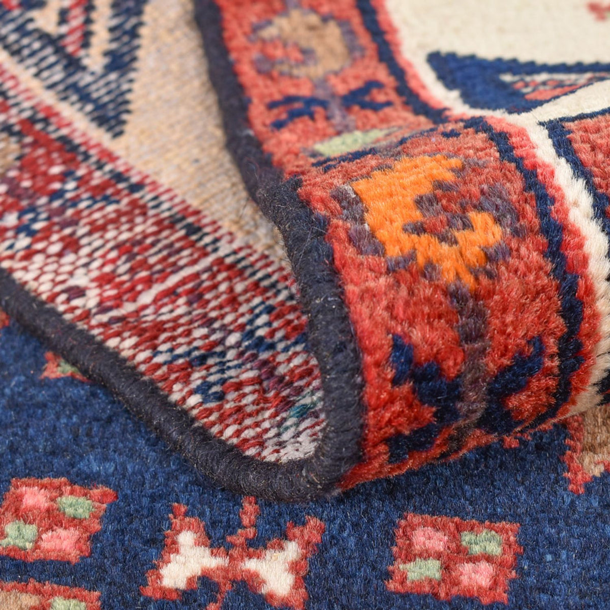 Tappeto corsia Tappeto Persero - Nomade - 192 x 105 cm - blu scuro