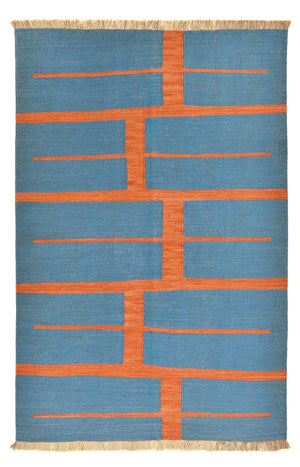 Tappeto Kelim - Tendenza - 185 x 123 cm - multicolore