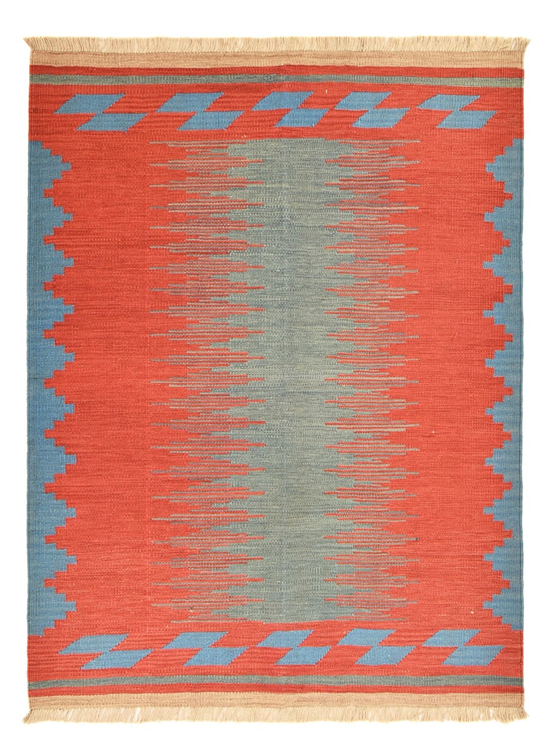 Tappeto Kelim - Tendenza - 189 x 146 cm - multicolore
