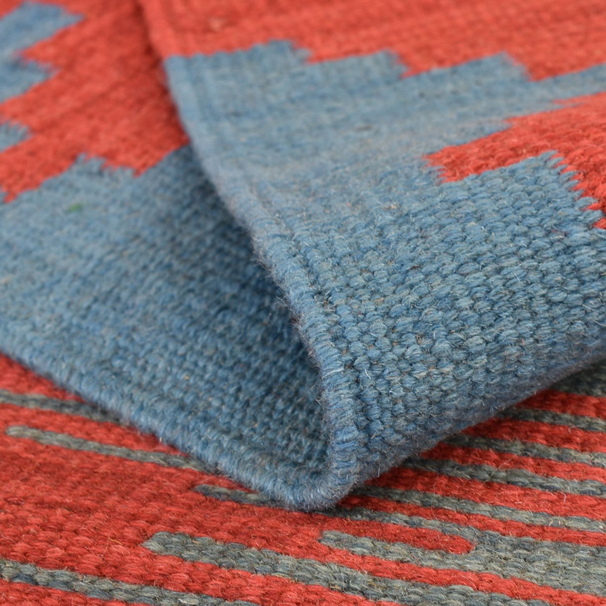 Tappeto Kelim - Tendenza - 189 x 146 cm - multicolore