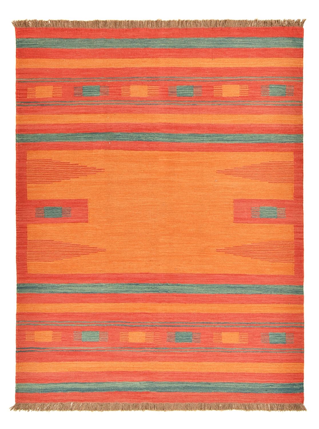 Tappeto Kelim - Tendenza - 203 x 155 cm - multicolore