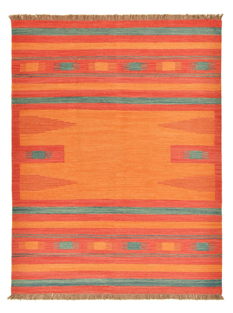 Tappeto Kelim - Tendenza - 203 x 155 cm - multicolore